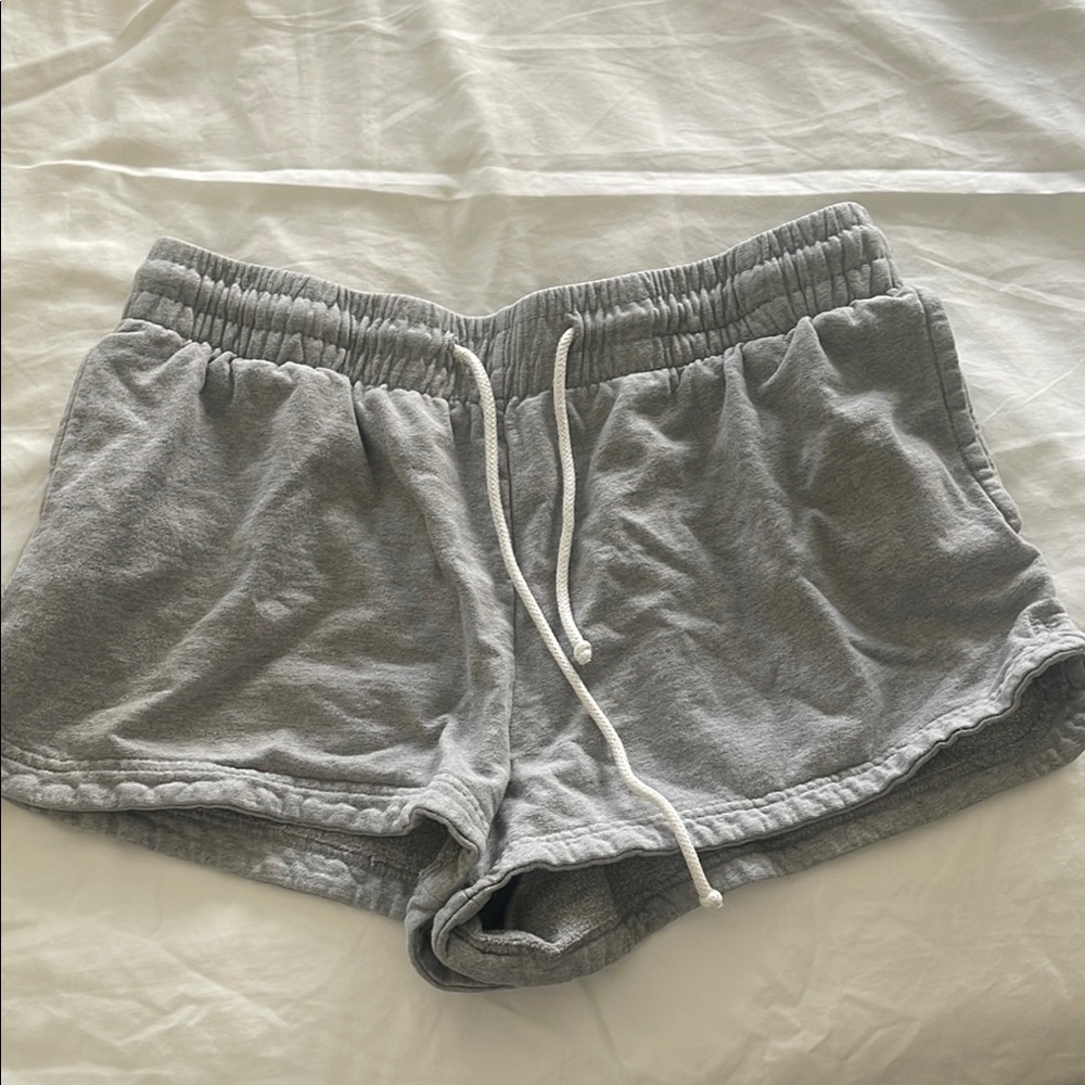 Urban Outfitters Gray Athletic Shorts with Elastic Waistband